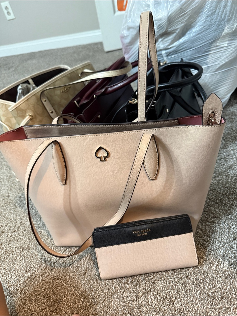 Blush Kate Bay tote bag